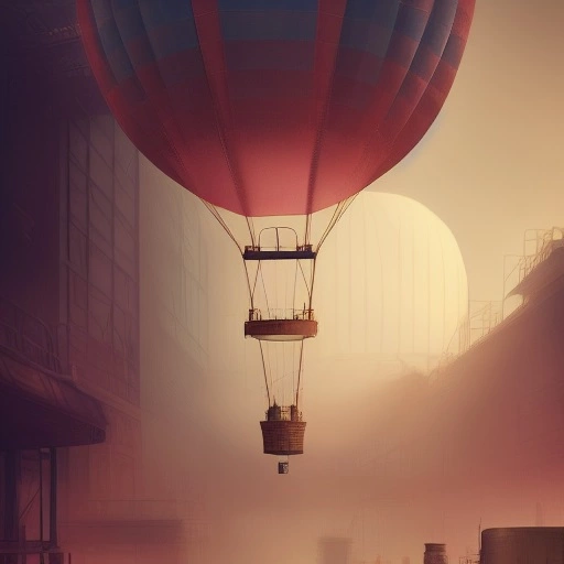 01446-659896313-Hot air balloon factory plant in a Dieselpunk city, steam, epic composition, intricate, elegant, volumetric lighting, digital pa.webp
